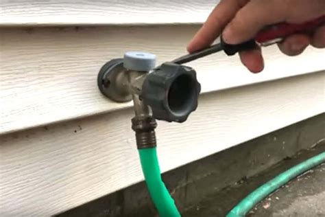 outdoor faucet leaking from anti siphon valve|How to Fix a Leak in the Anti